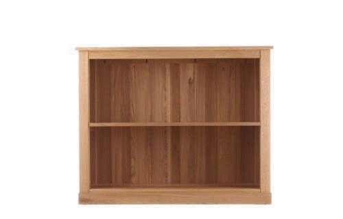 Fornatic Wooden Low Bookcase In Mobel Oak_2