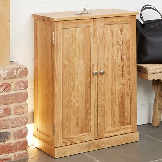 Fornatic Wooden Shoe Storage Cabinet In Mobel Oak_1