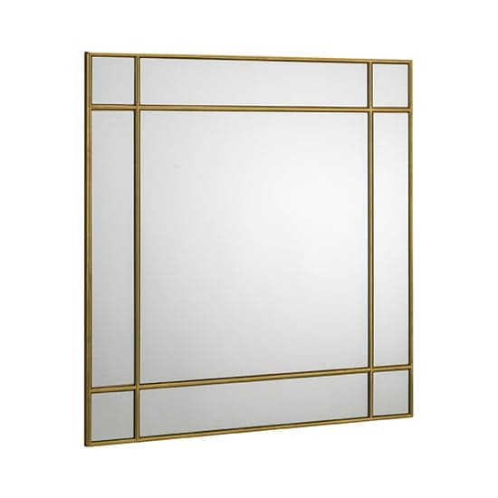Fabron Square Wall Mirror In Gold_2