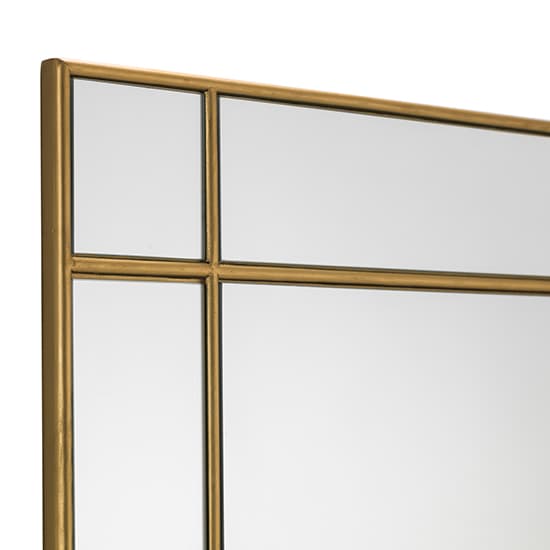 Fabron Square Wall Mirror In Gold_3