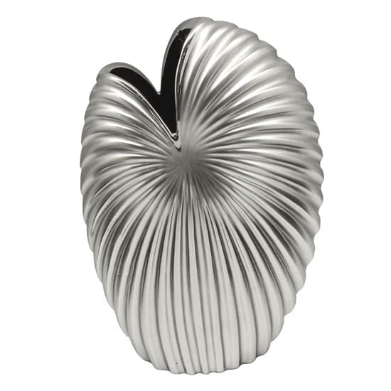 Fountain Ceramic Large Decorative Vase In Silver_1