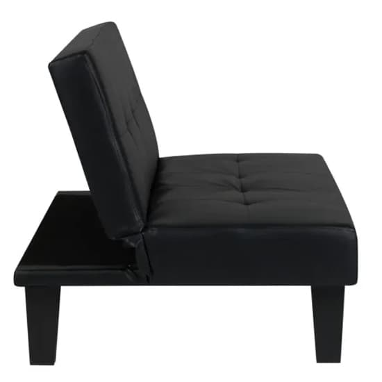 Franklins Faux Leather Sofa Bed In Black_6