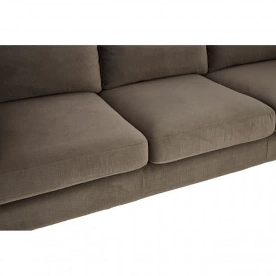 Freeda Upholstered Fabric 3 Seater Sofa In Grey_5
