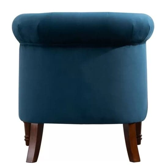 Freia Fabric Accent Chair In Blue_6