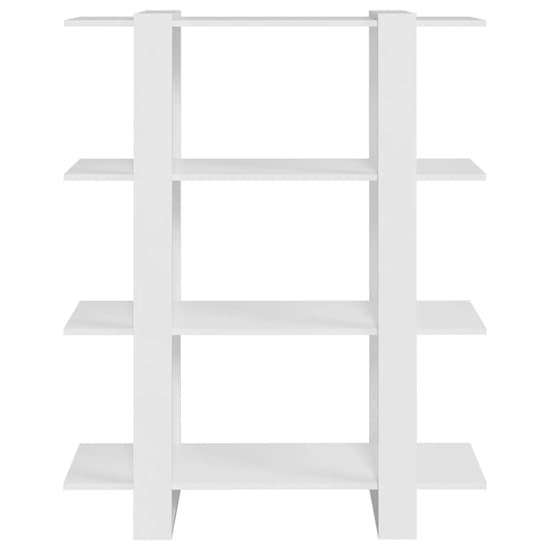 Frej Wooden Bookshelf And Room Divider In White_4
