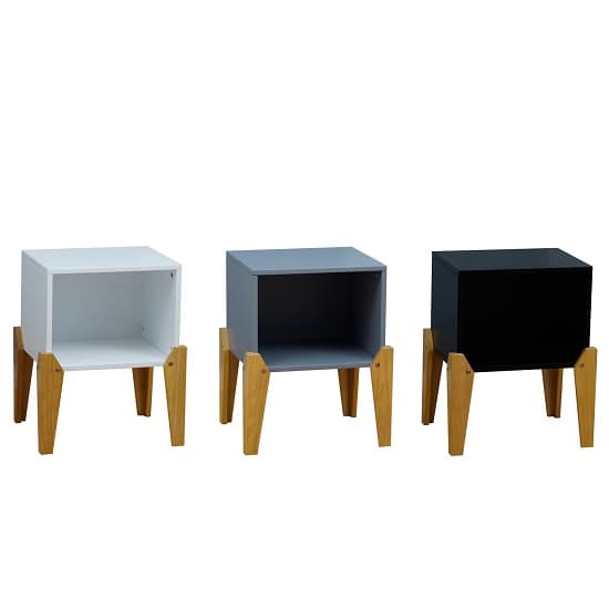 Fremont Contemporary Wooden Bedside Table In Black_2