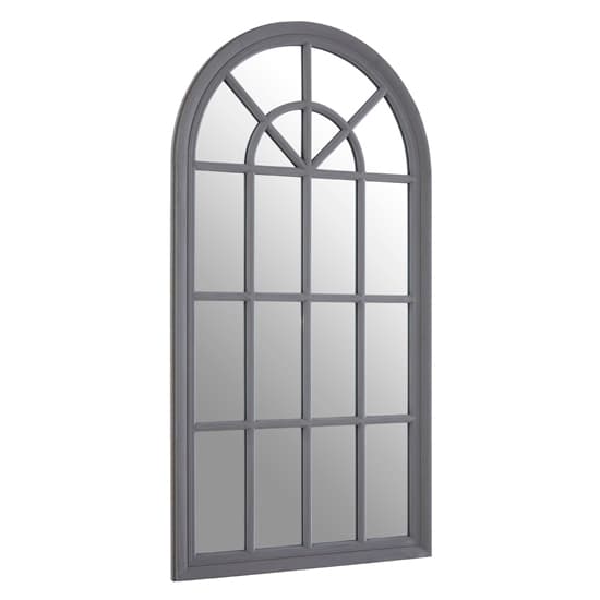 Fresot Curved Window Designed Wall Mirror In Grey_2