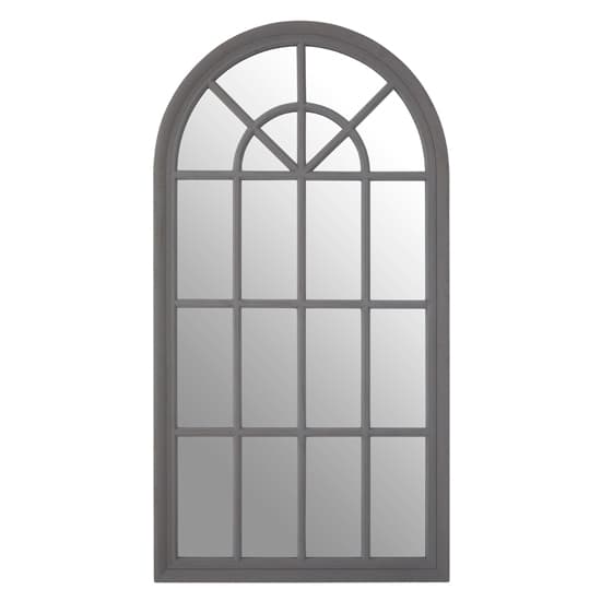 Fresot Curved Window Designed Wall Mirror In Grey_1