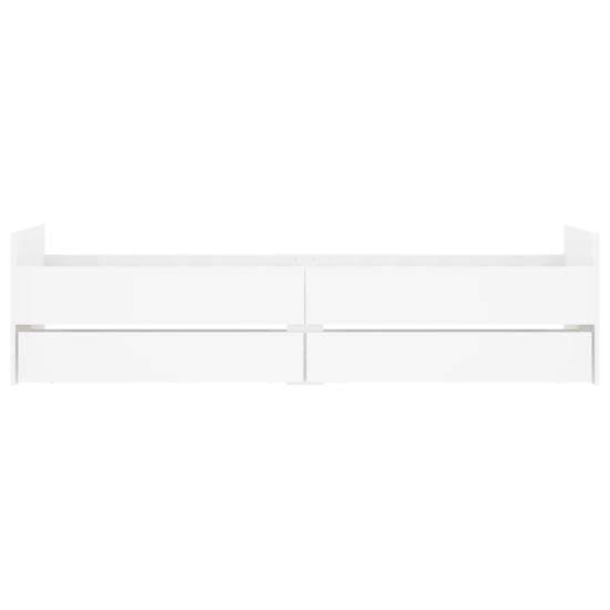 Frisco Wooden Single Bed With Drawers In White_5