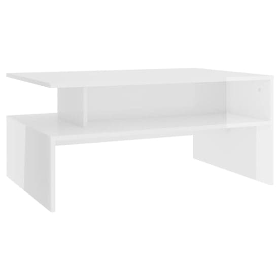 Fritzi High Gloss Coffee Table With Shelf In White_2