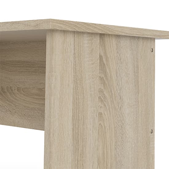Frosk Wooden Computer Desk With 4 Drawers In Oak_6