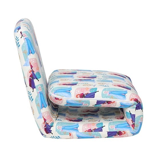 Frozen Fold Out Childrens Fabric Bed Chair In Multi-Colour_8