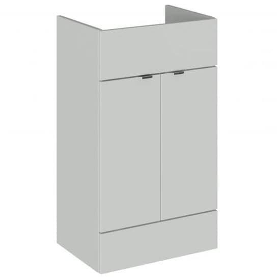 Fuji 100cm Right Handed Vanity With L-Shaped Basin In Grey Mist_2