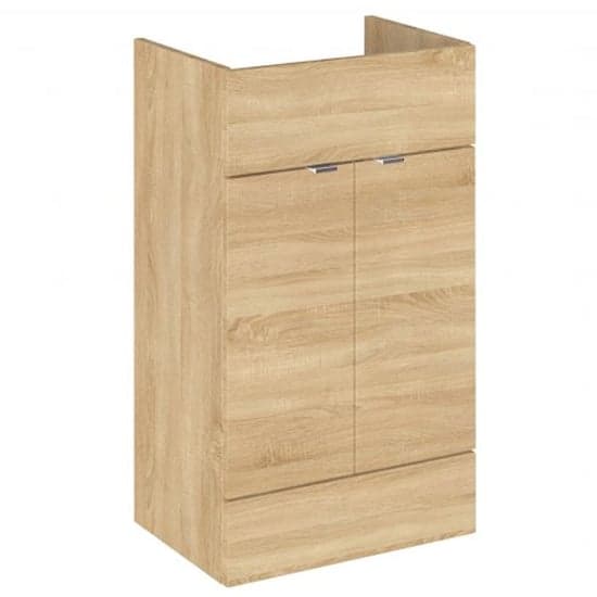 Fuji 100cm Right Handed Vanity With L-Shaped Basin In Oak_2