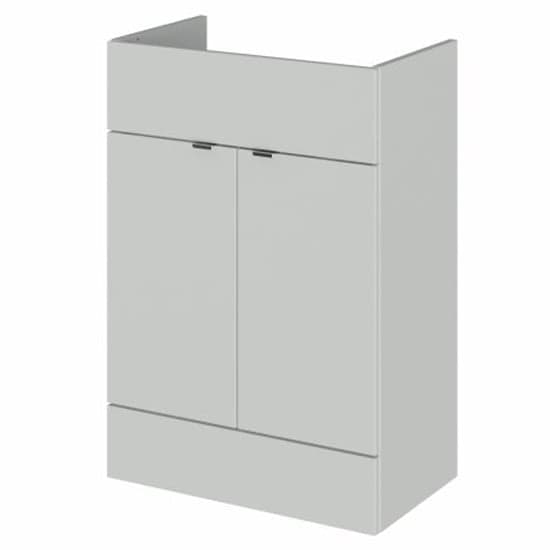 Fuji 110cm Left Handed Vanity With L-Shaped Basin In Grey Mist_2