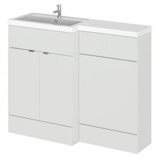Fuji 110cm Left Handed Vanity With L-Shaped Basin In Grey Mist_1