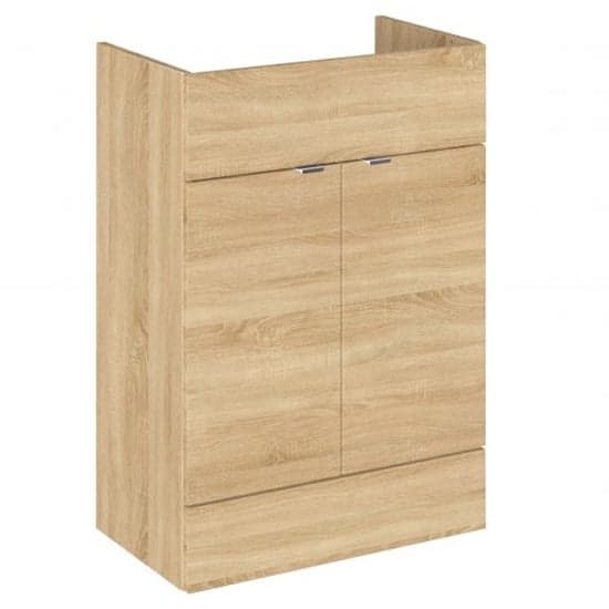 Fuji 110cm Right Handed Vanity With L-Shaped Basin In Oak_2