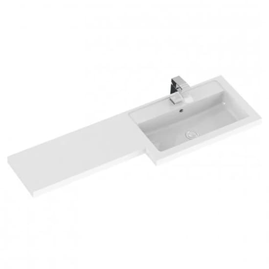 Fuji 120cm Right Handed Vanity With L-Shaped Basin In Grey_4