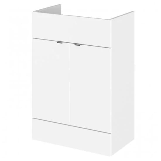 Fuji 150cm Left Handed Vanity With Base Unit In Gloss White_2
