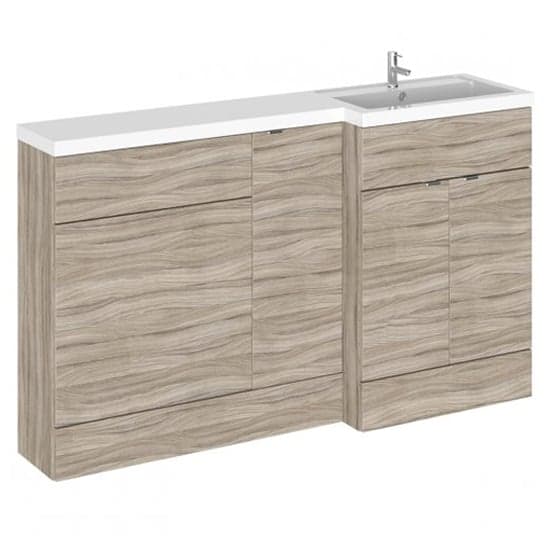 Fuji 150cm Right Handed Vanity With WC Unit In Driftwood