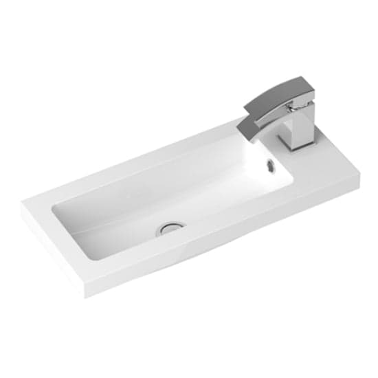 Fuji 60cm Wall Hung Vanity Unit With Basin In Gloss White_2
