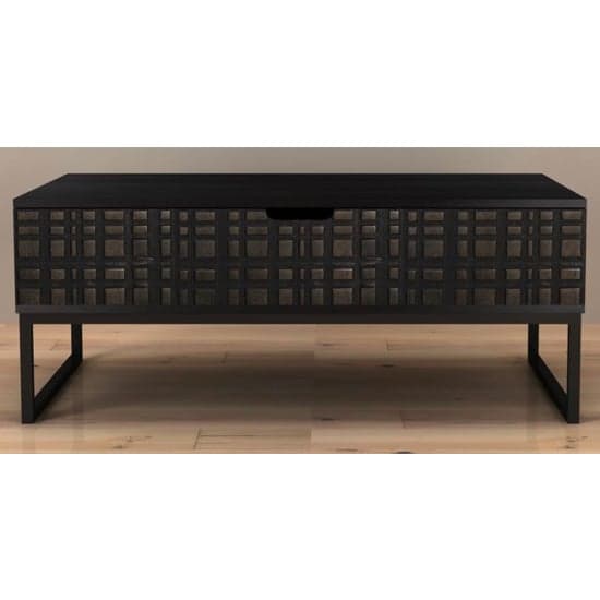 Fusion Mango Wood Up-Lift Coffee Table In Black_2