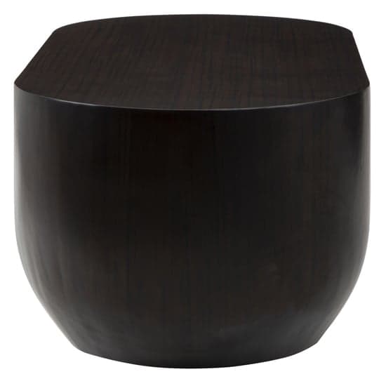 Gablet Oblong Design Wooden Coffee Table In Dark Brown_5