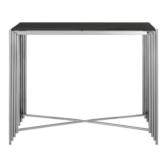 Gakyid Granite Top Console Table With Stainless Steel Frame_2