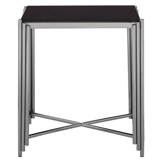 Gakyid Square Granite Top Side Table With Stainless Steel Frame_2