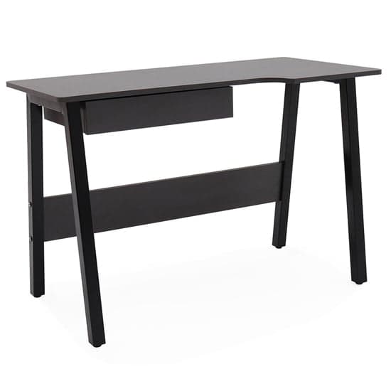 Galashiels Wooden Laptop Desk In Grey And Black_1
