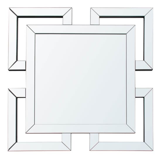 Galax Wall Mirror Square In Chrome Frame_2
