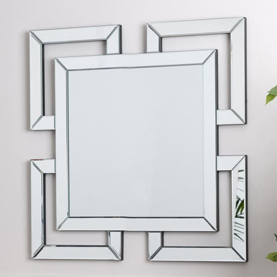 Galax Wall Mirror Square In Chrome Frame_1