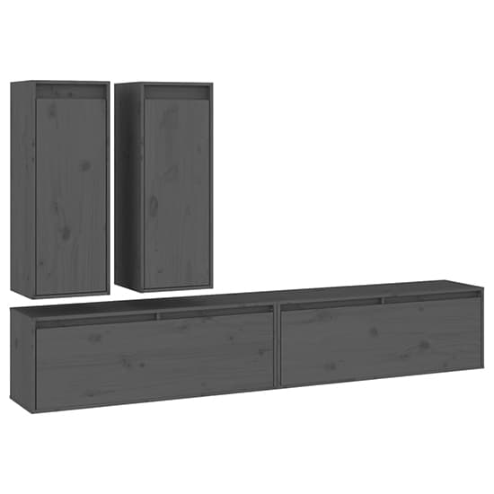 Galilee Solid Pinewood Entertainment Unit In Grey_3