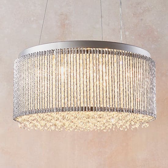 Galina 12 Lights Ceiling Pendant Light In Polished Chrome_2