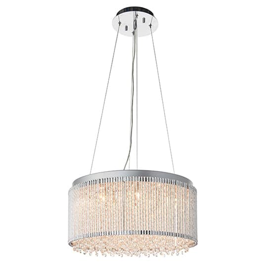 Galina 12 Lights Ceiling Pendant Light In Polished Chrome_1