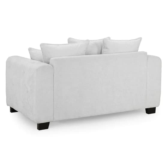 Grazed Fabric 2 Seater Sofa In Light Grey_2
