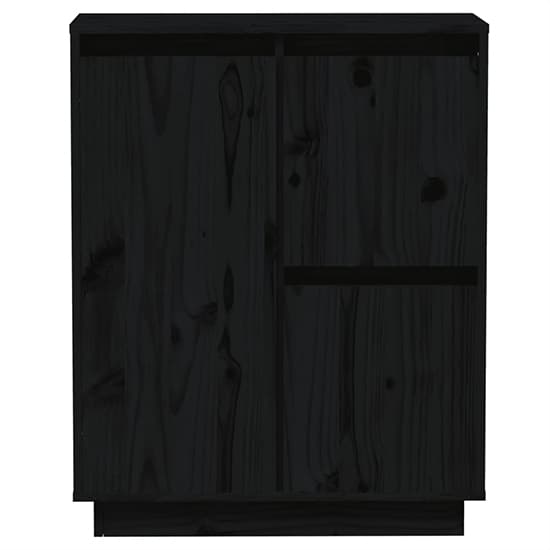 Galvin Pinewood Sideboard With 3 Doors In Black_4