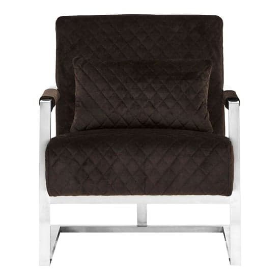 Gatbit Upholstered Velvet Armchair In Black_2
