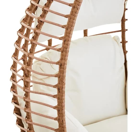 Gazit Outdoor Egg Design Seating Chair In Natural Rattan Effect_6