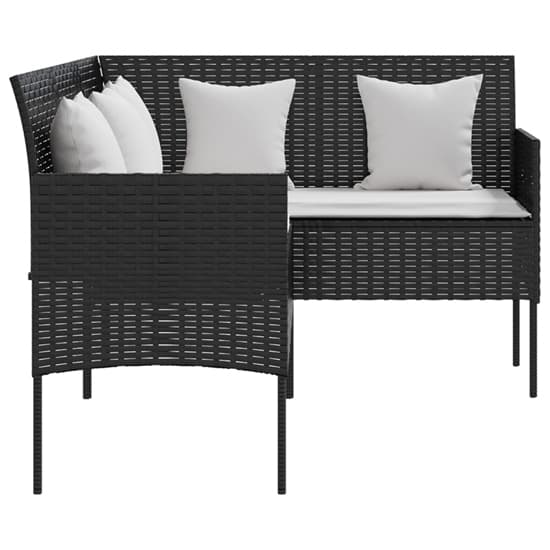 Gazit Poly Rattan L-Shaped Couch Sofa With Cushions In Black_4
