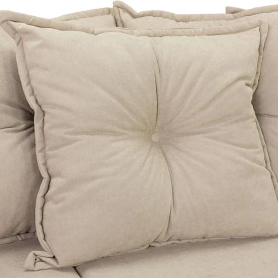 Gela Corner Fabric Sofa Bed In Beige_5