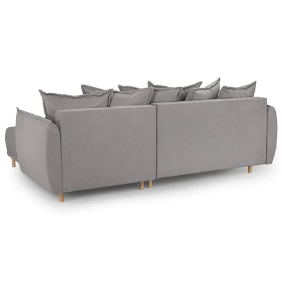 Gela Corner Fabric Sofa Bed In Grey_3