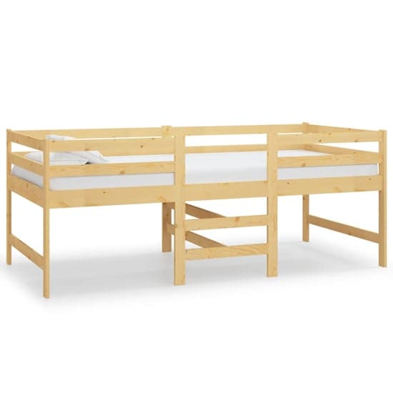 Gemma Solid Pine Wood Single Bunk Bed In Brown_2