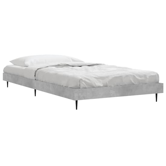Gemma Wooden Single Bed In Concrete Effect With Black Legs_3