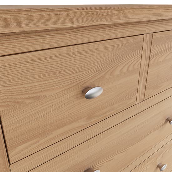 Gilford Wooden Chest Of 5 Drawers In Light Oak_4