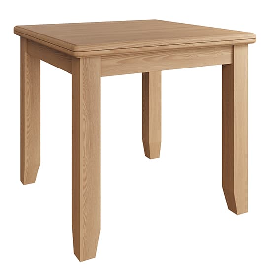 Gilford Extending Wooden Flip Top Dining Table In Light Oak Furniture