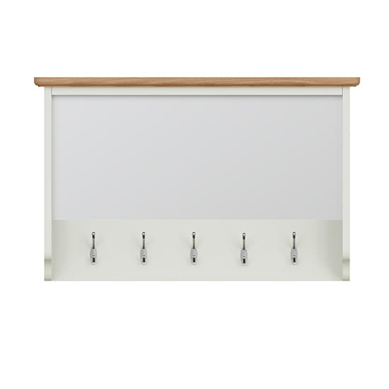 Gilford Wooden Hallway Coat Rack In White Furniture in Fashion