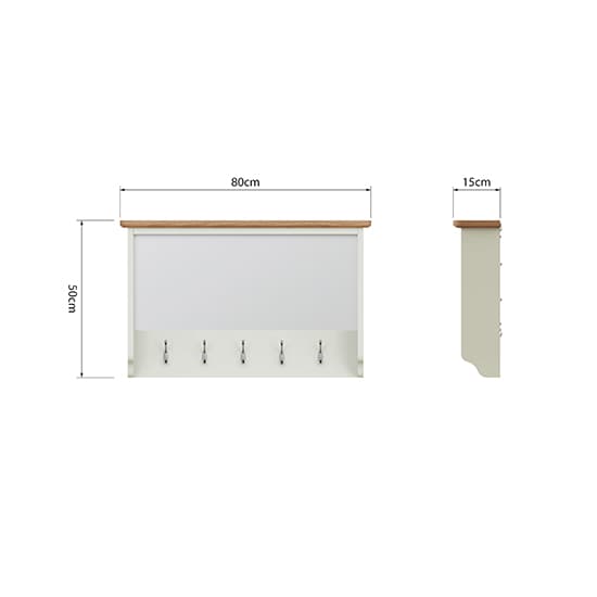 Gilford Wooden Hallway Coat Rack In White Furniture in Fashion