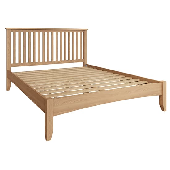 Gilford Wooden King Size Bed In Light Oak_3