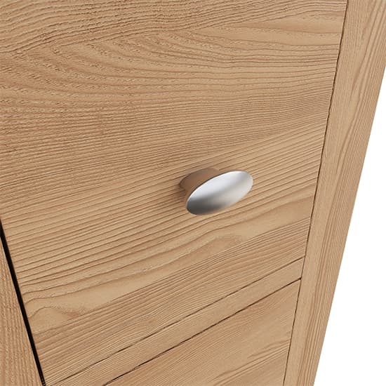 Gilford Wooden 2 Drawers Bedside Cabinet In Light Oak_4